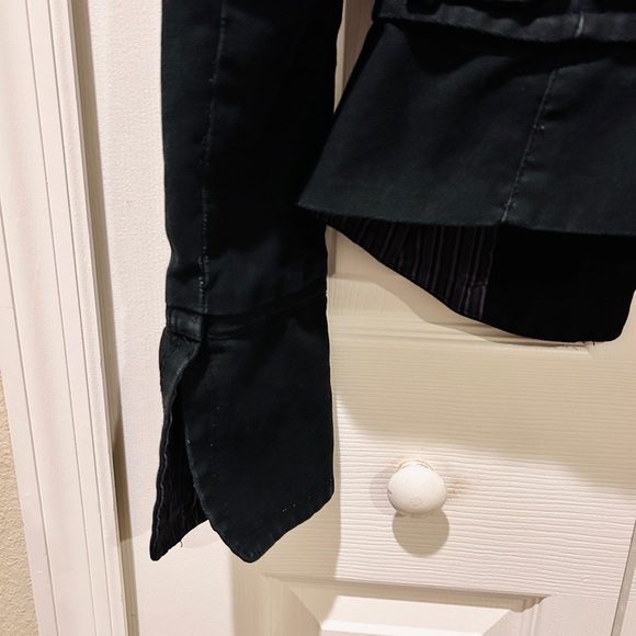 PRICED to GO- FREE PEOPLE Military-Style one button missing/ still stylish - Picture 10 of 13